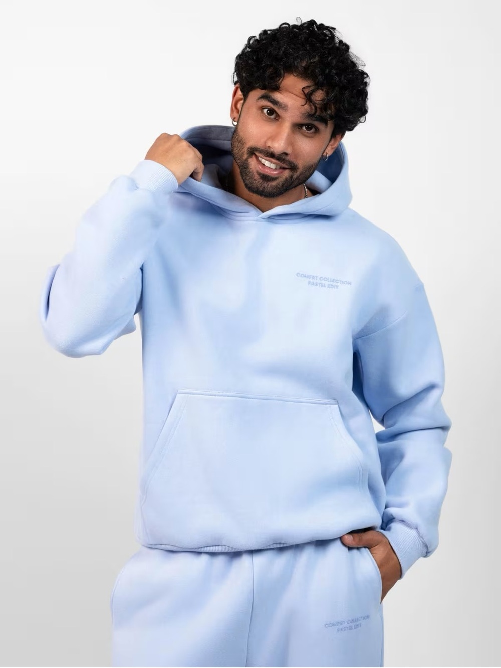 Comfrt Pastel Edit Hoodie in Periwinkle